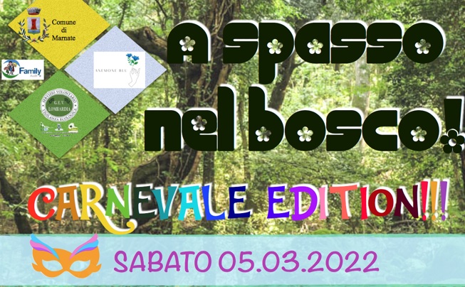 A spasso nel bosco Carnevale edition 