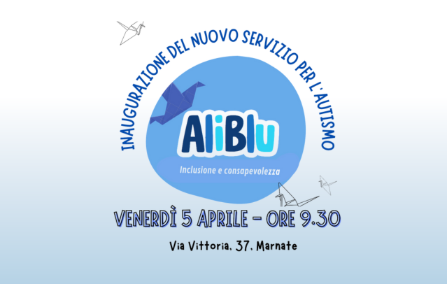 Invito all'inaugurazione di AliBlu - servizio per l'autismo