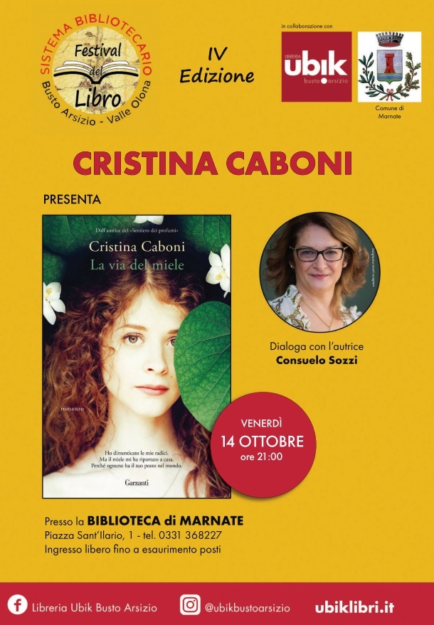 Festival del libro 2022 IV Edizione Cristina Caboni 