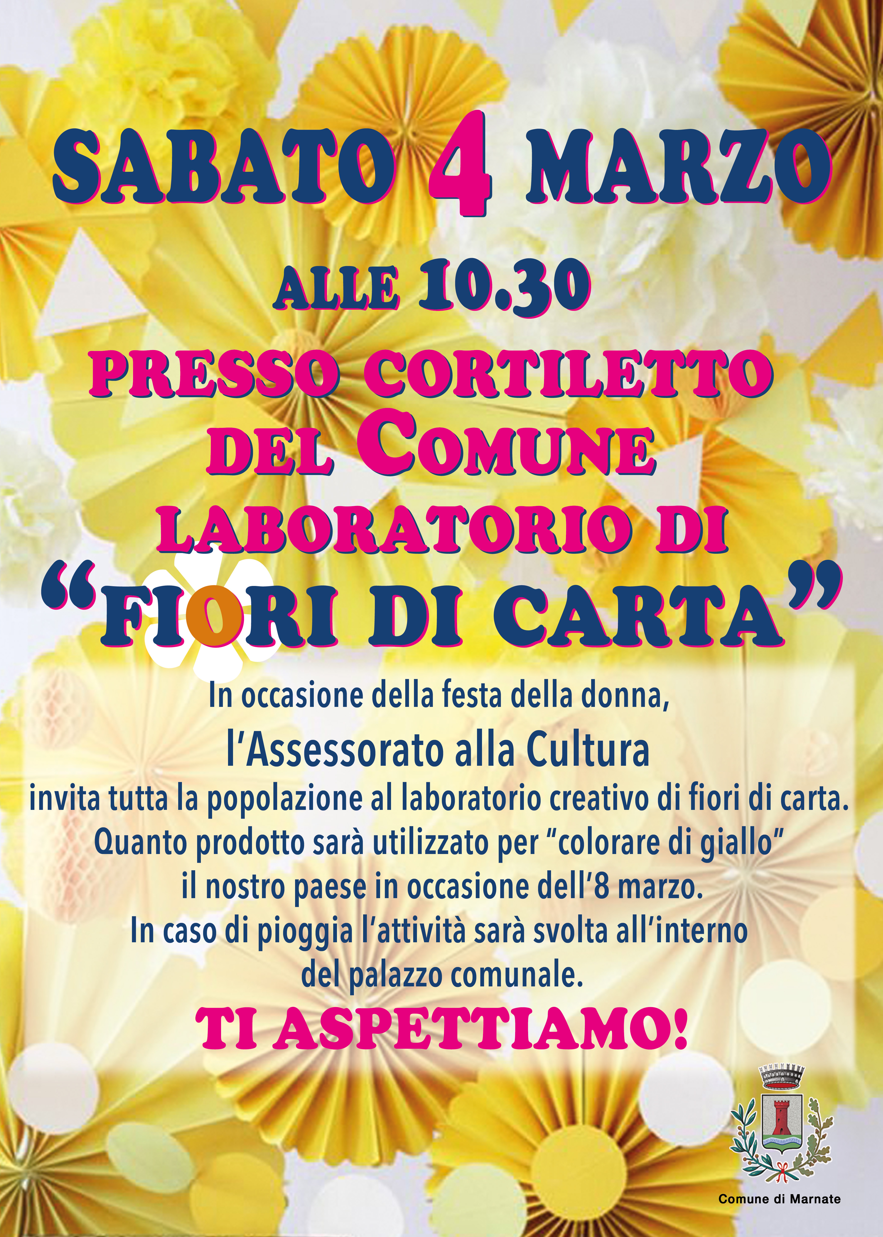Laboratorio "Fiori di carta"