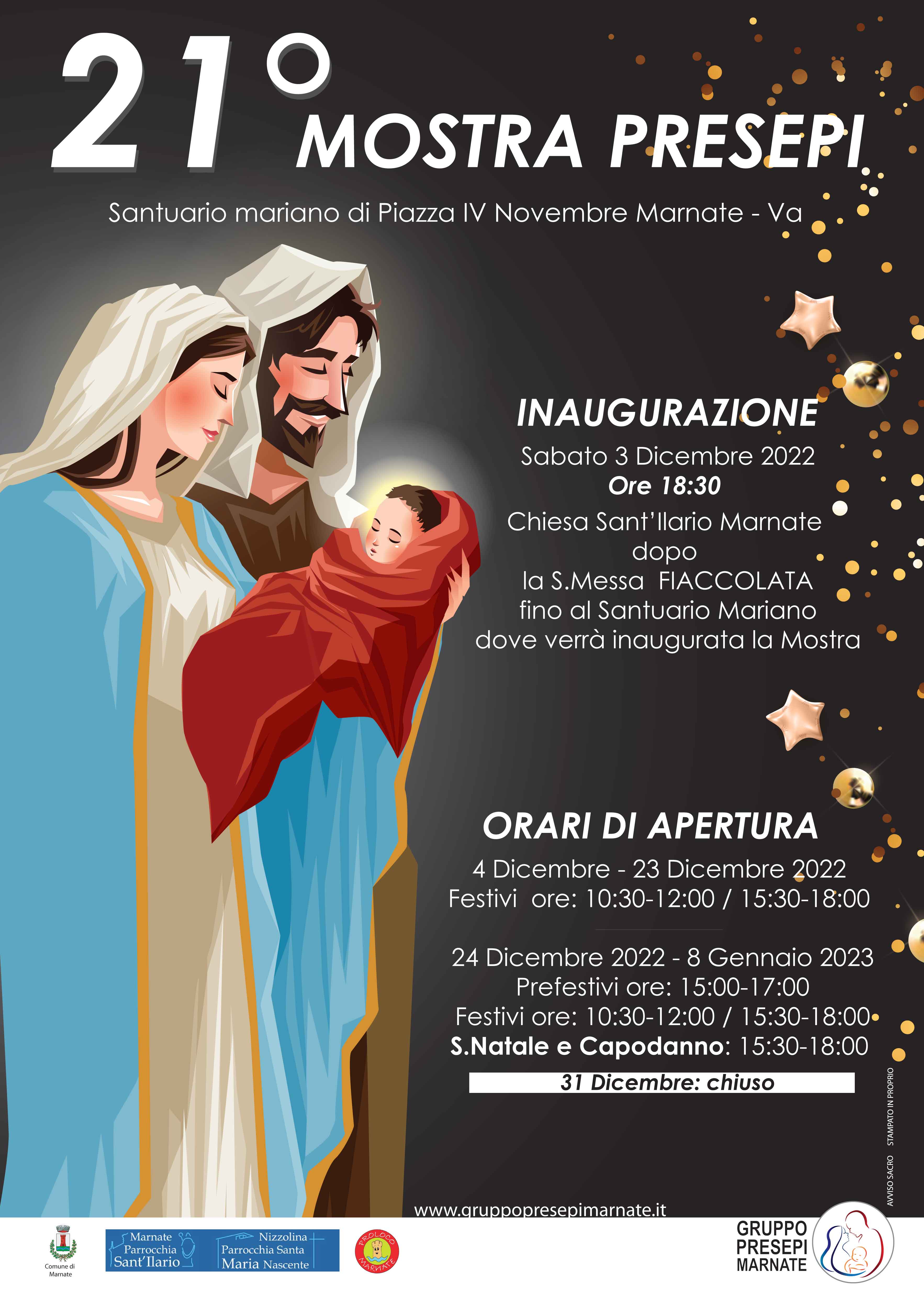 Inaugurazione 21°Mostra Presepi