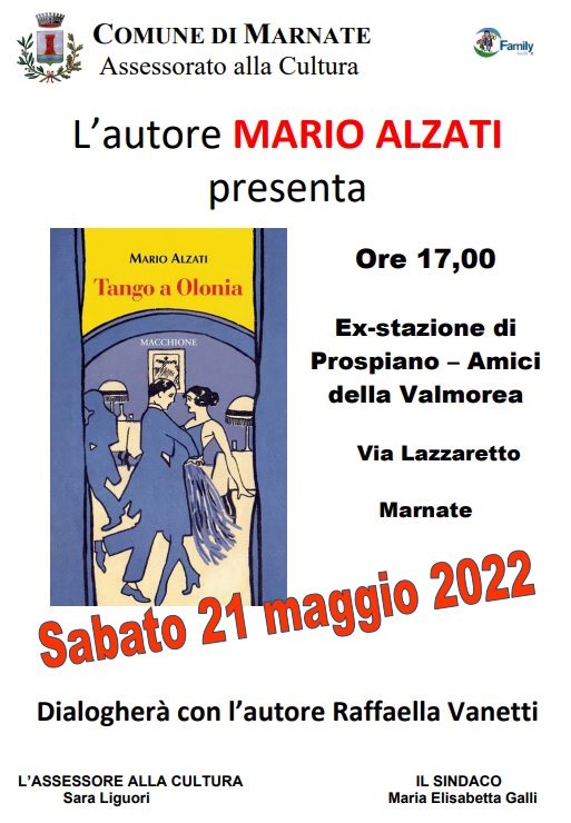 Incontro con l'autore Mario Alzati