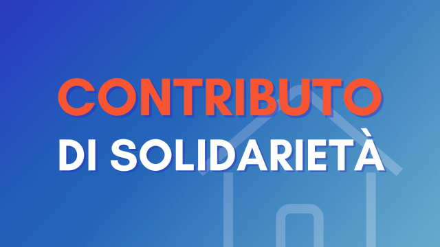 Contributo di solidarietà - inquilini alloggi comunali