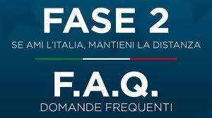 Coronavirus - fase 2 - FAQ Governo Italiano e nuovo modulo di autocertificazione per gli spostamenti